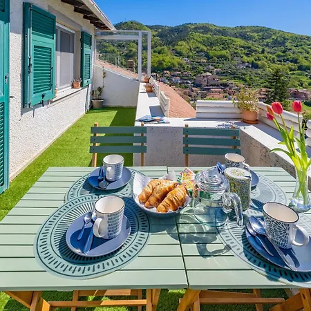 דירה La Casa Sul Tetto Outdoor Calice Ligure